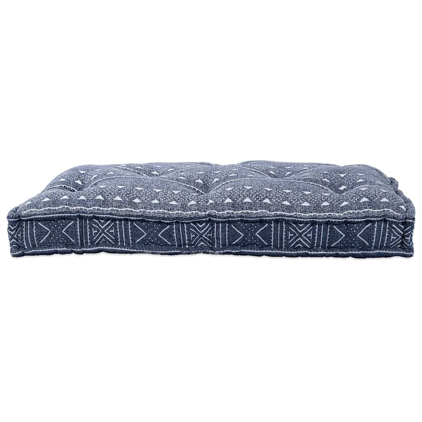 Modulaire Patchworkbank Indigo Print 120 X 80 X 12 Cm Stof