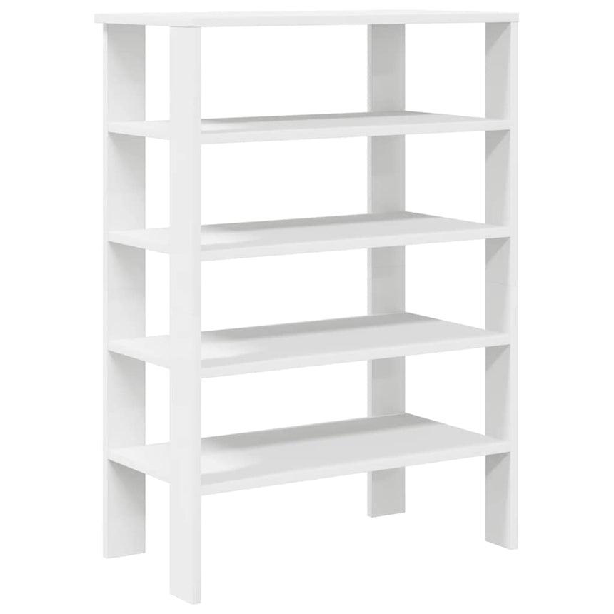 Schoenenrek 61X32X87,5 Cm Bewerkt Hout Wit Oud Hout