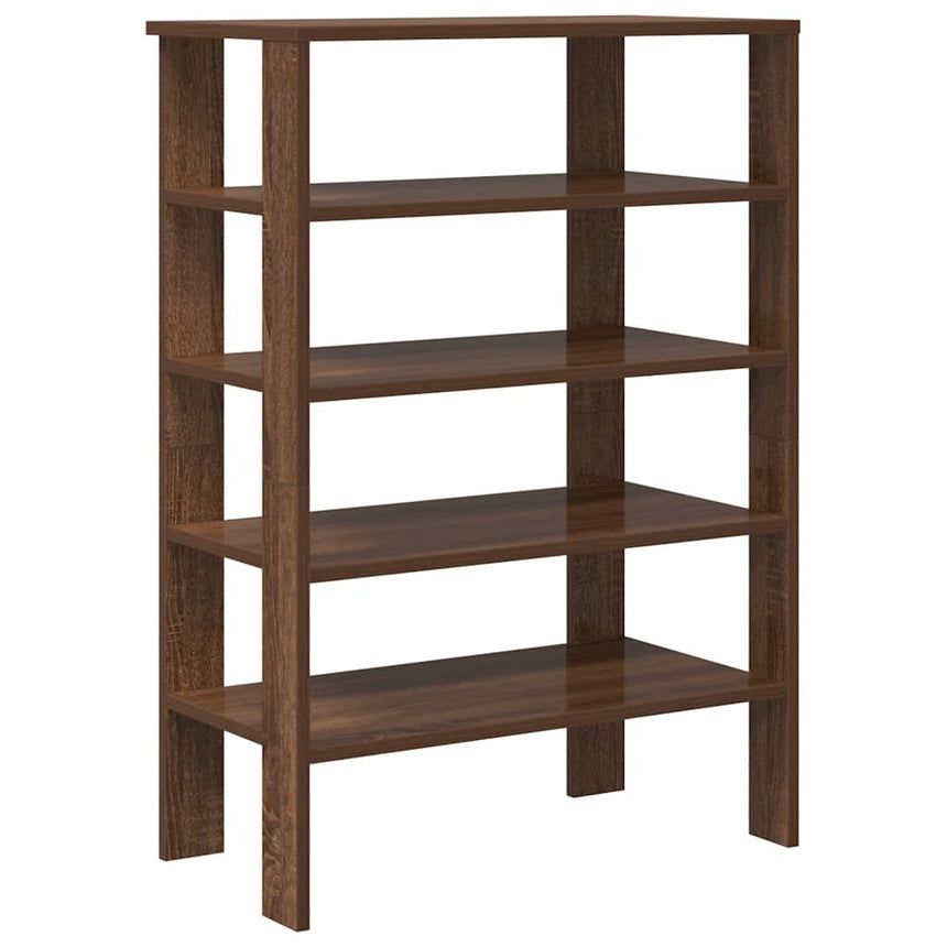 Schoenenrek 61X32X87,5 Cm Bewerkt Hout Ig Bruin Eikenkleur