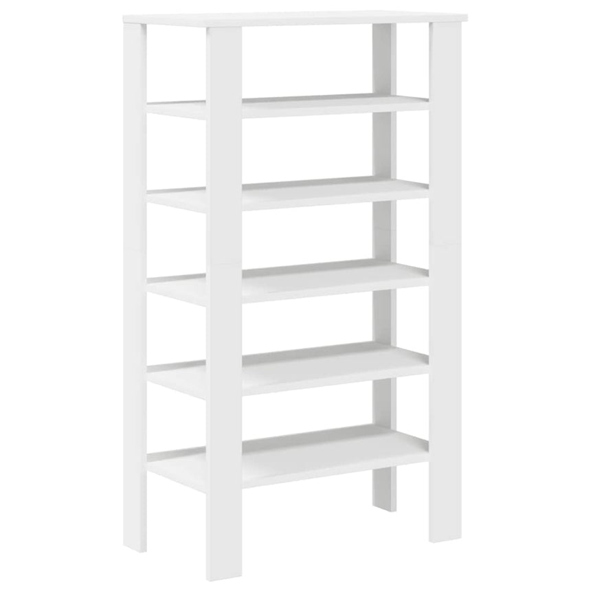 Schoenenrek 61X32X Bewerkt Hout Wit