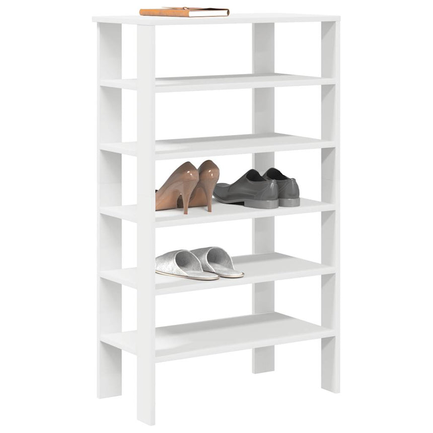 Schoenenrek 61X32X Bewerkt Hout Wit