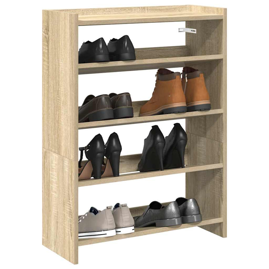 Schoenenrek 80X25X Bewerkt Hout Kleurig Sonoma Eiken
