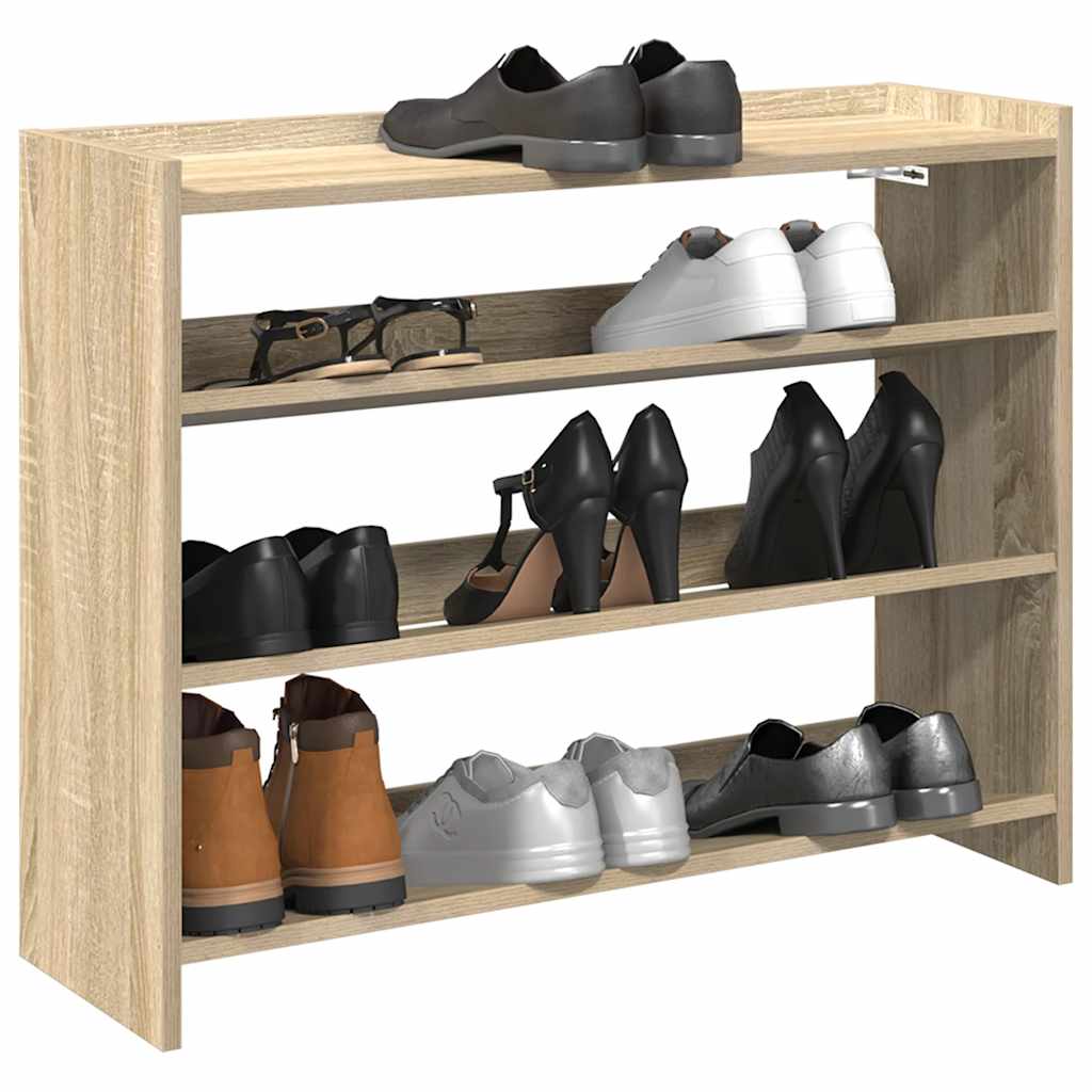 Schoenenrek 80X25X Bewerkt Hout Kleurig Sonoma Eiken