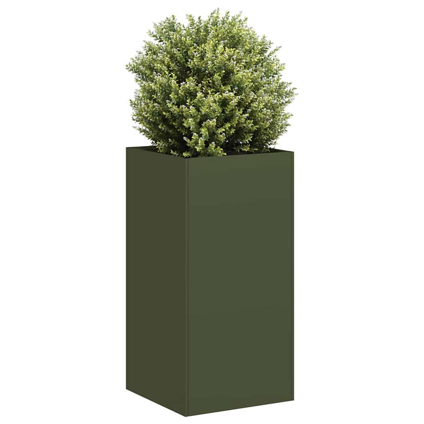 Plantenbak Koudgewalst Staal Olijfgroen