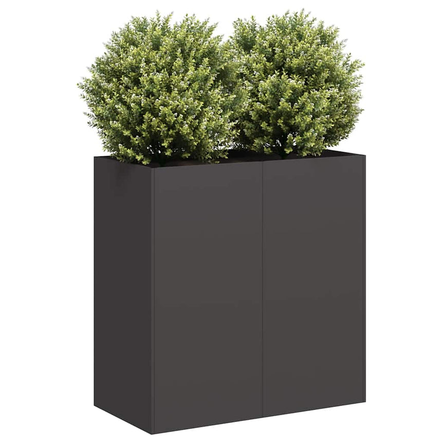 Plantenbak Koudgewalst Staal Zwart