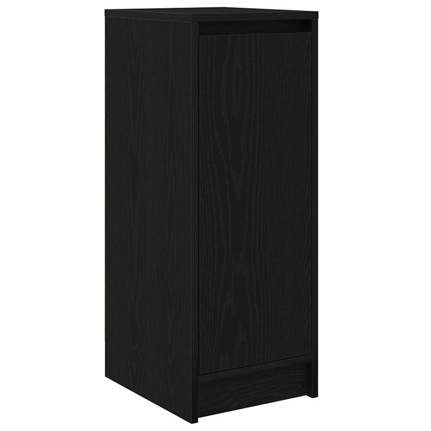 Schoenenkast 29,5X34X76 Cm Spaanplaat Kleurig Zwart Eiken