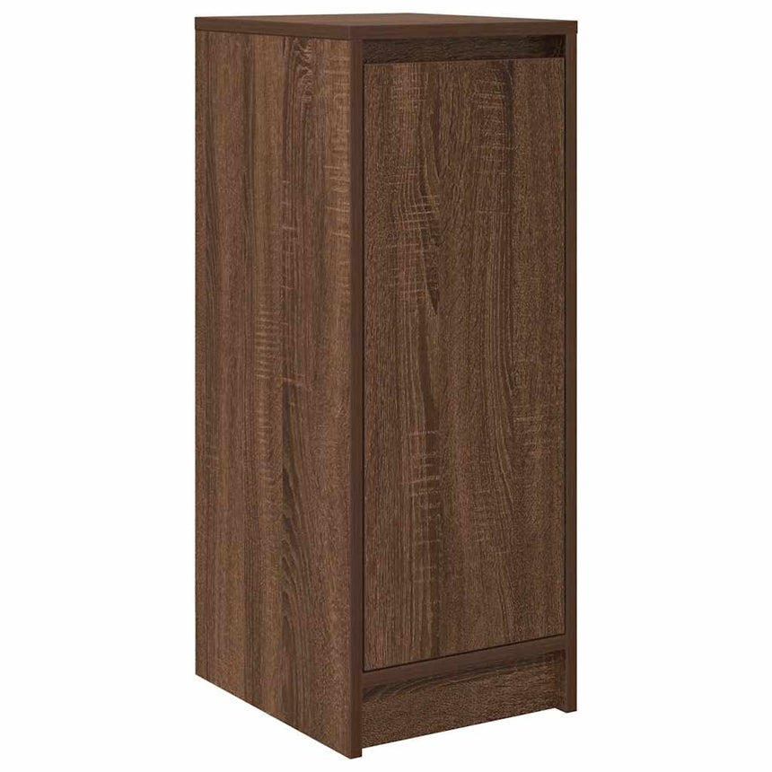 Schoenenkast 29,5X34X76 Cm Bewerkt Hout Bruin Eikenkleur