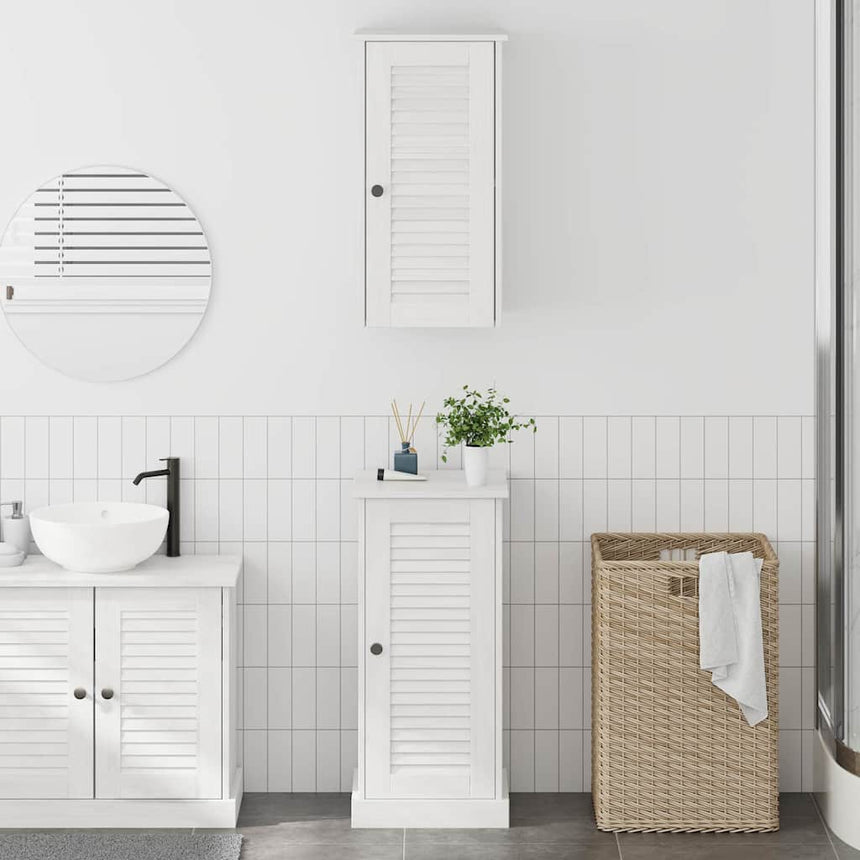 vidaXL Ensemble de mobilier de salle de bain avec étagère VIGO 2 pcs