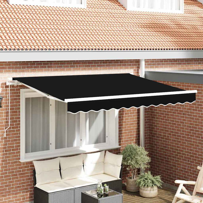 Vervangingsdoek Voor Zonnescherm Polyester Zwart