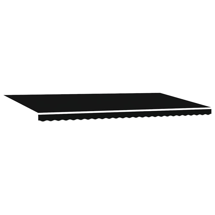 Vervangingsdoek Voor Zonnescherm Zwart 580 X 295 Cm Polyester Zwart