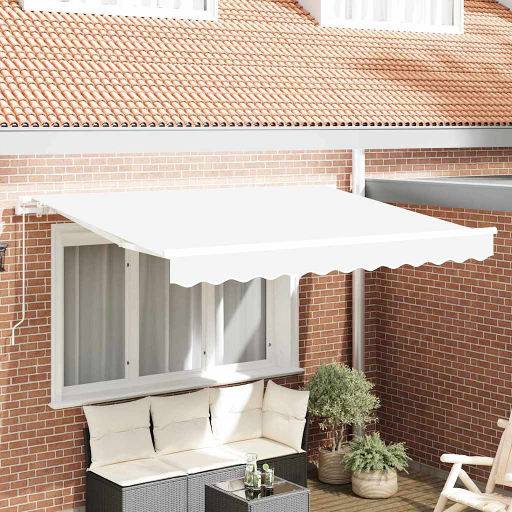 Vervangingsdoek Voor Zonnescherm Polyester Wit