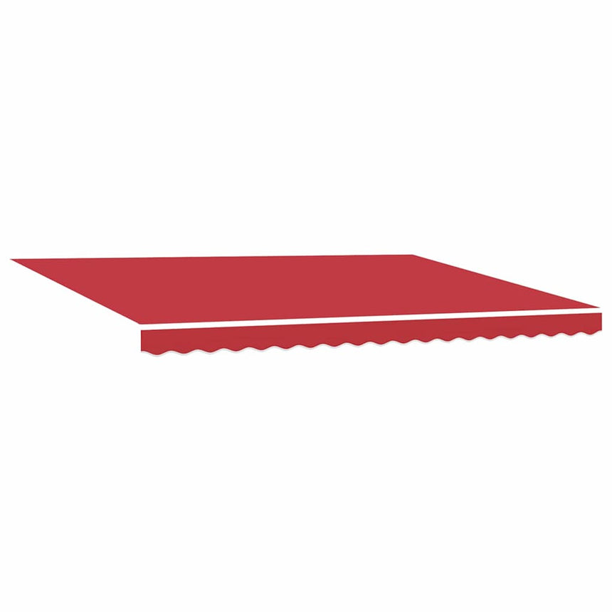 Vervangingsdoek Voor Zonnescherm Rood 430 X 295 Cm Polyester Rood