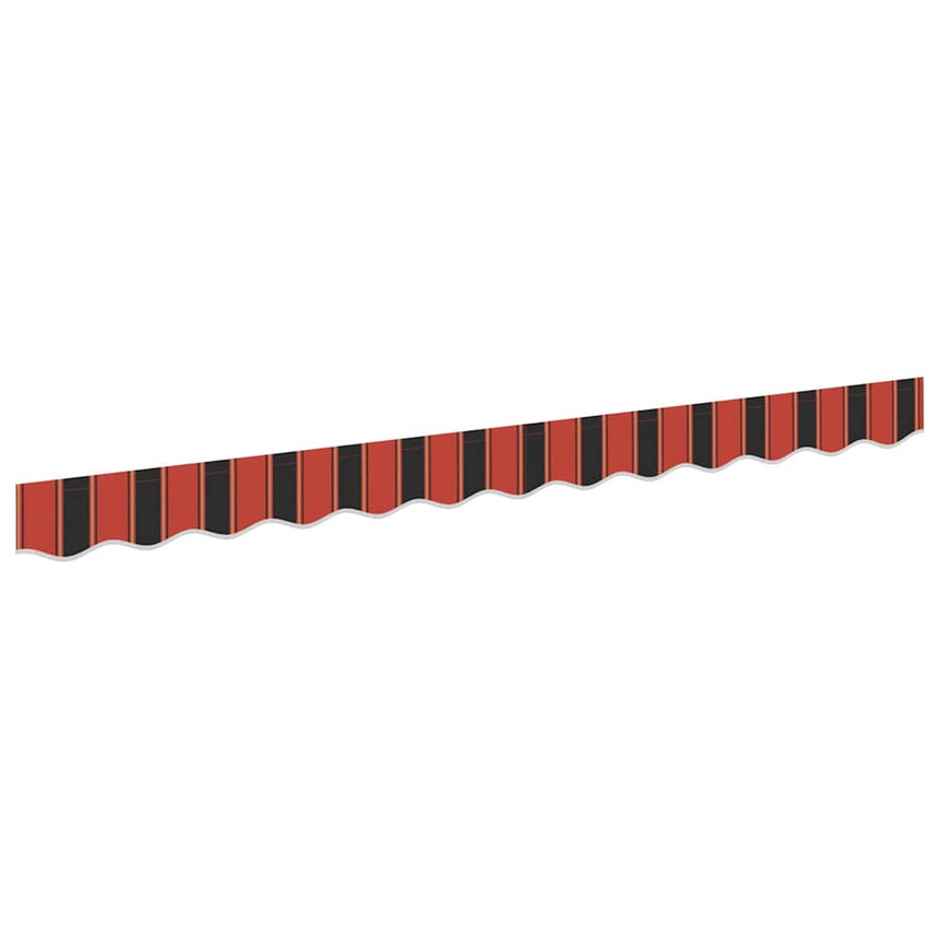 Vervangende Markies Volant Oranje / Zwart / Geel Polyester Oranje/Zwart/Geel