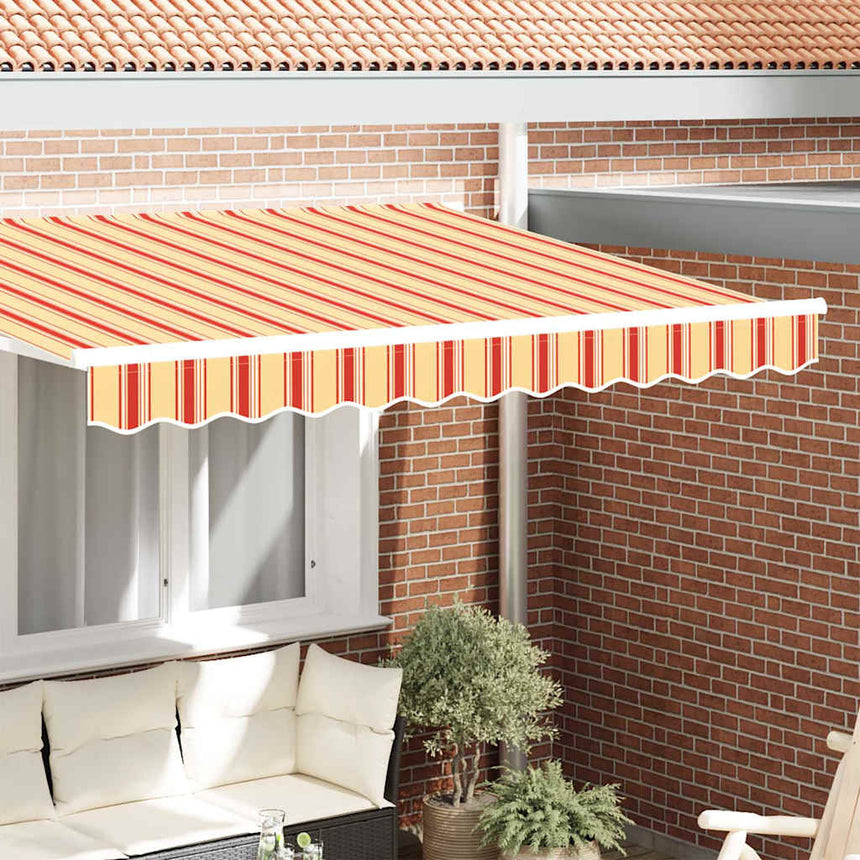 Vervangingsdoek Voor Luifelrok Gestreept 4,5 M Geel En Oranje