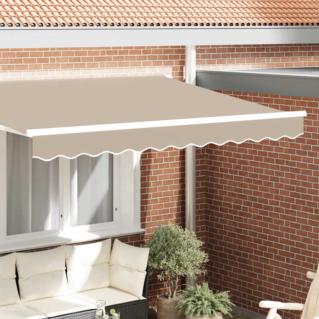 Vervangende Markies Volant Polyester Beige