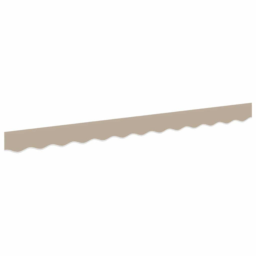 Vervangende Markies Volant Polyester Beige