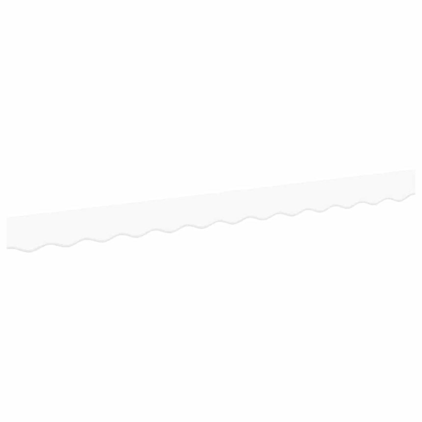 Vervangende Markies Volant Polyester Wit