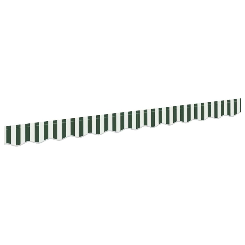 Vervangende Markies Volant Polyester Groen En Wit
