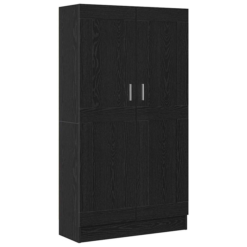 vidaXL Bibliothèque Chêne noir 82,5 x 30,5 x 150 cm Bois d'ingénierie