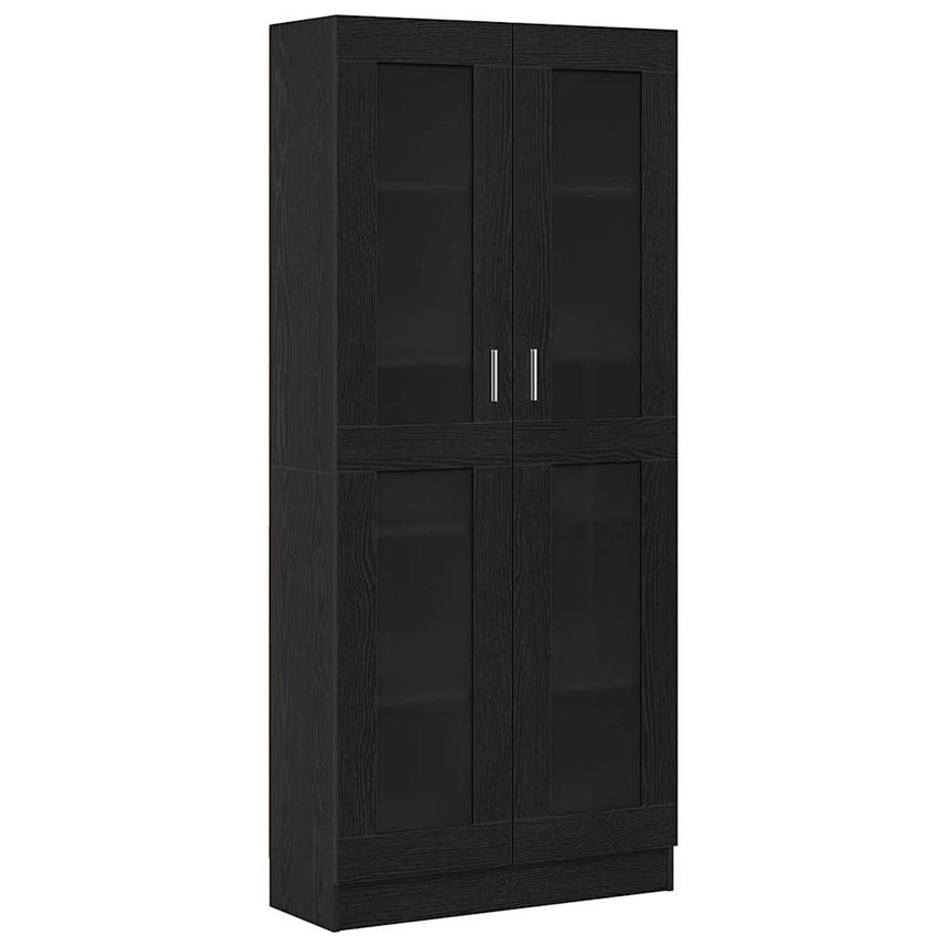 vidaXL Bibliothèque Chêne noir 82,5 x 30,5 x 185 cm Bois d'ingénierie