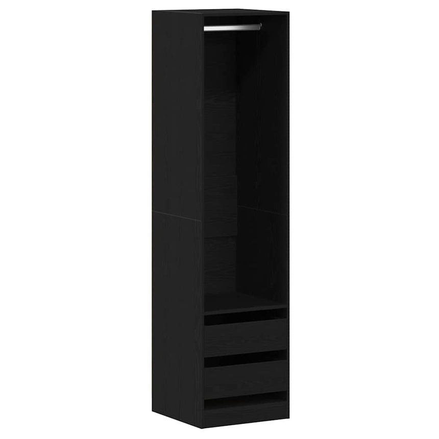 vidaXL Armoire Chêne noir 50 x 50 x 200 cm Bois d'ingénierie