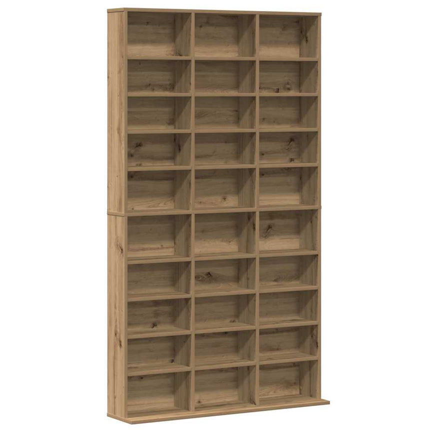 vidaXL Meuble CD Chêne artisanal 101 x 23 x 177,5 cm Bois d'ingénierie