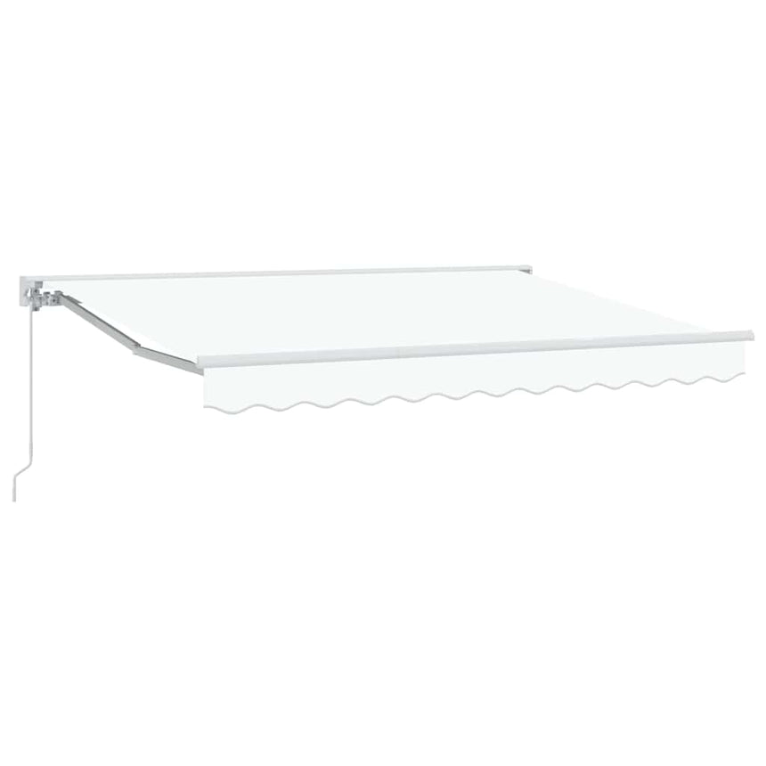 Zonnescherm Frame Wit 250 X 200 Cm Polyester Met Pu-Coating Wit (Wit Frame)