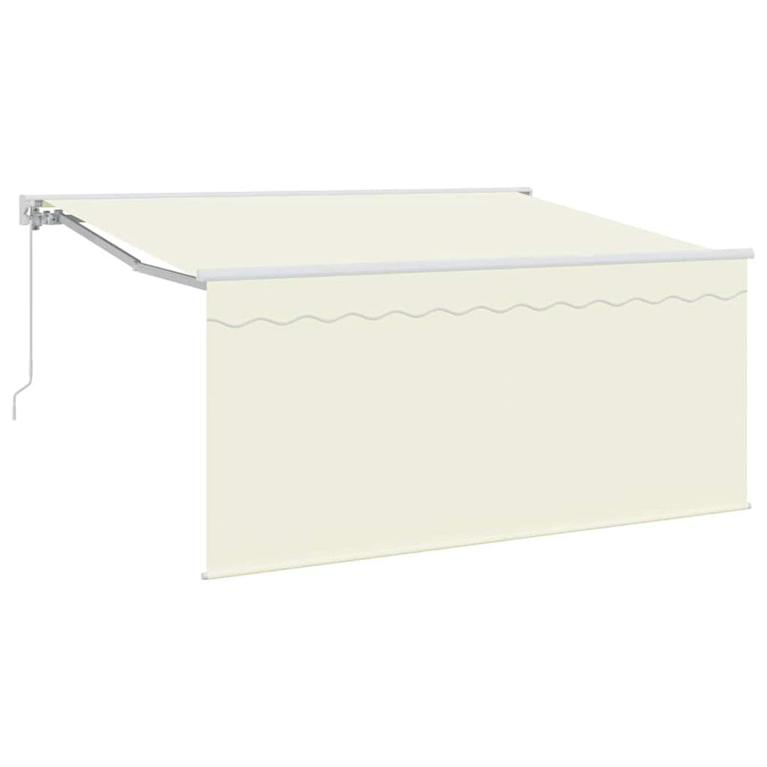 Inklapbare Luifel Crème 300 X 200 Cm Polyester En Aluminium Crème (Anthraciet Frame)