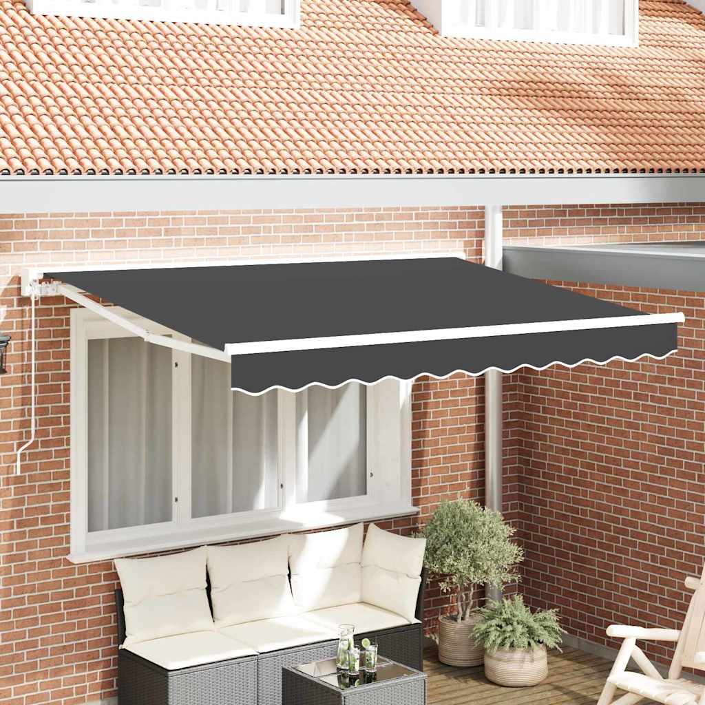Zonnescherm Frame Antraciet 300 X 200 Cm Antracietkleurig (Wit Frame)