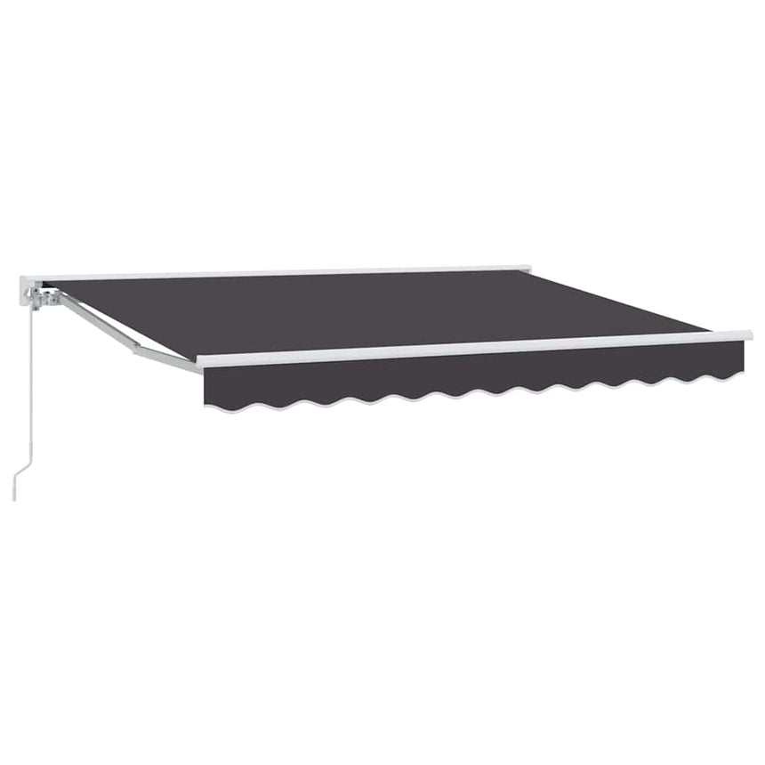 Zonnescherm Frame Antraciet 300 X 200 Cm Antracietkleurig (Wit Frame)