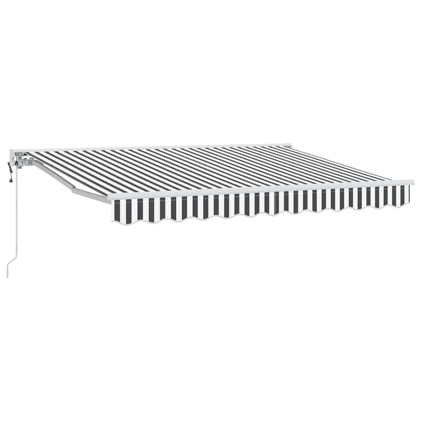 Zonnescherm Frame Antraciet En 300 X 200 Cm Anthraciet En Wit (Wit Frame)