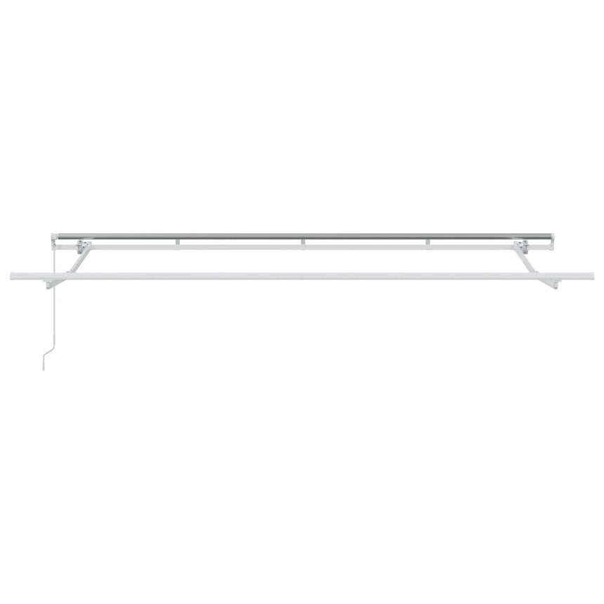 Inklapbare Luifel Antraciet 400 X 200 Cm Polyester En Aluminium Anthraciet (Anthraciet Frame)
