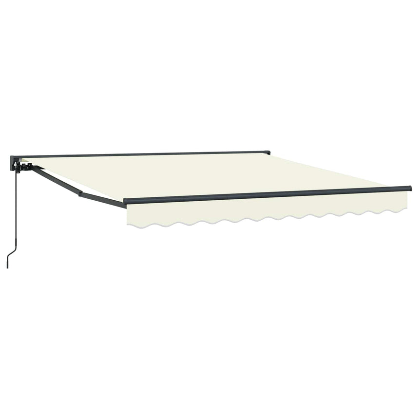 Zonnescherm Frame Crème 300 X 250 Cm Polyester Met Pu-Coating Crème (Anthraciet Frame)