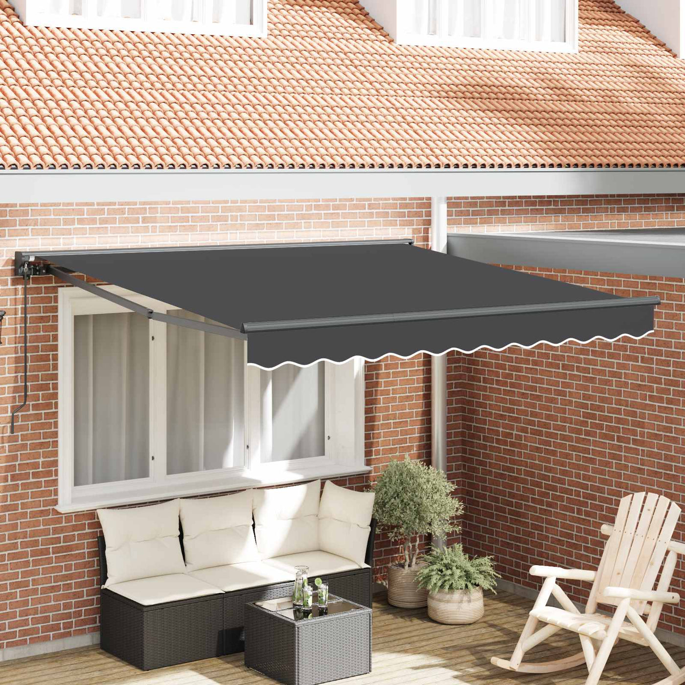 Zonnescherm Frame Antraciet 300 X 250 Cm Anthraciet (Anthraciet Frame)
