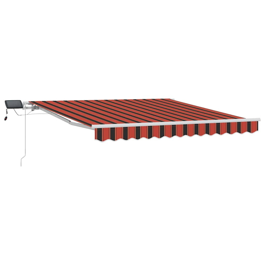 Uitschuifbare Luifel Oranje En Bruin Oranje/Zwart/Geel