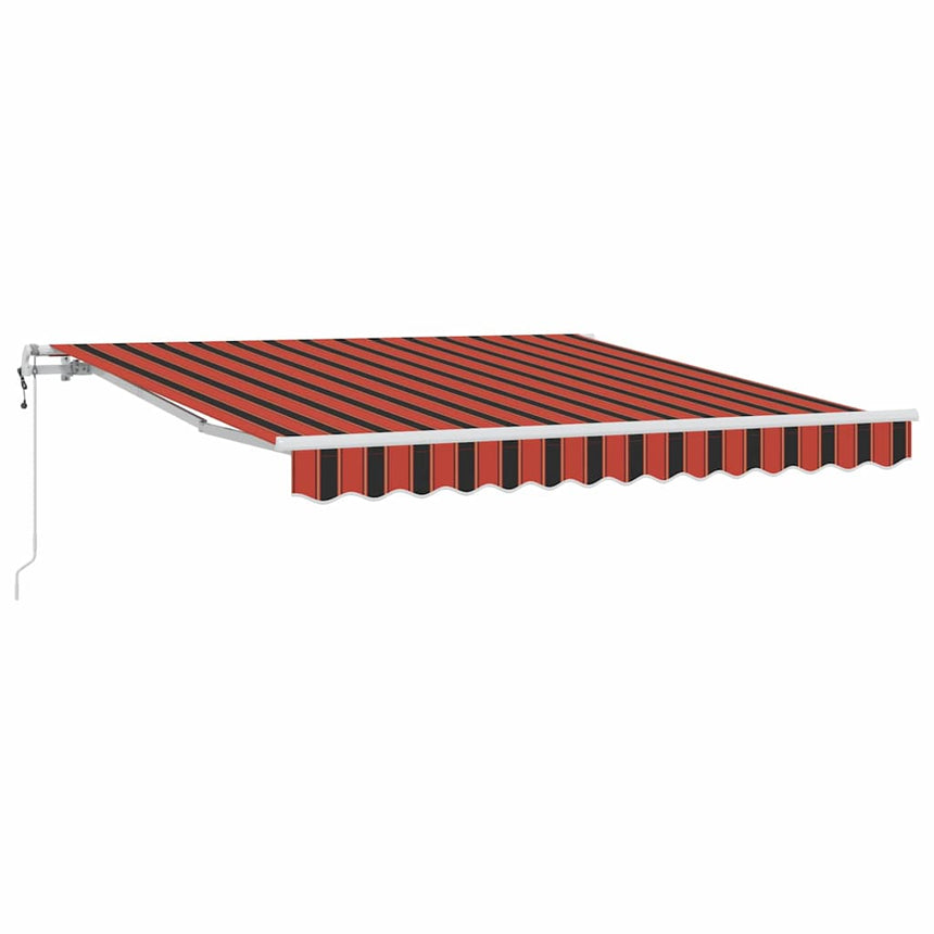 Uitschuifbare Luifel Oranje En Bruin Oranje/Zwart/Geel