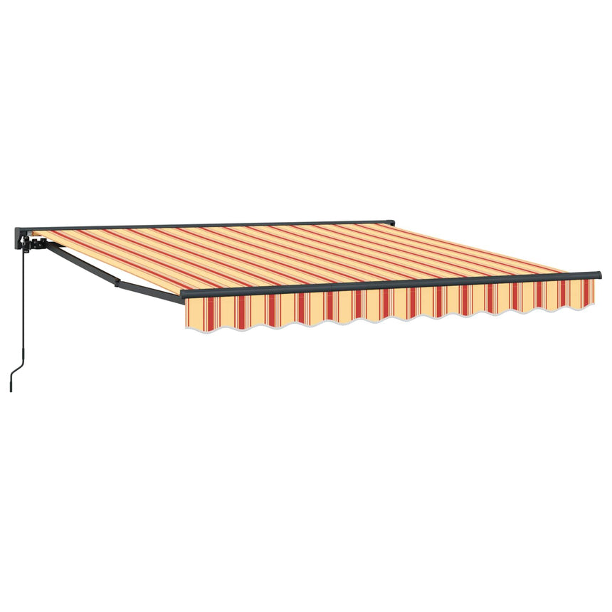 Zonnescherm Frame Multikleur 300 X 250 Cm Geel En Oranje (Anthraciet Frame)