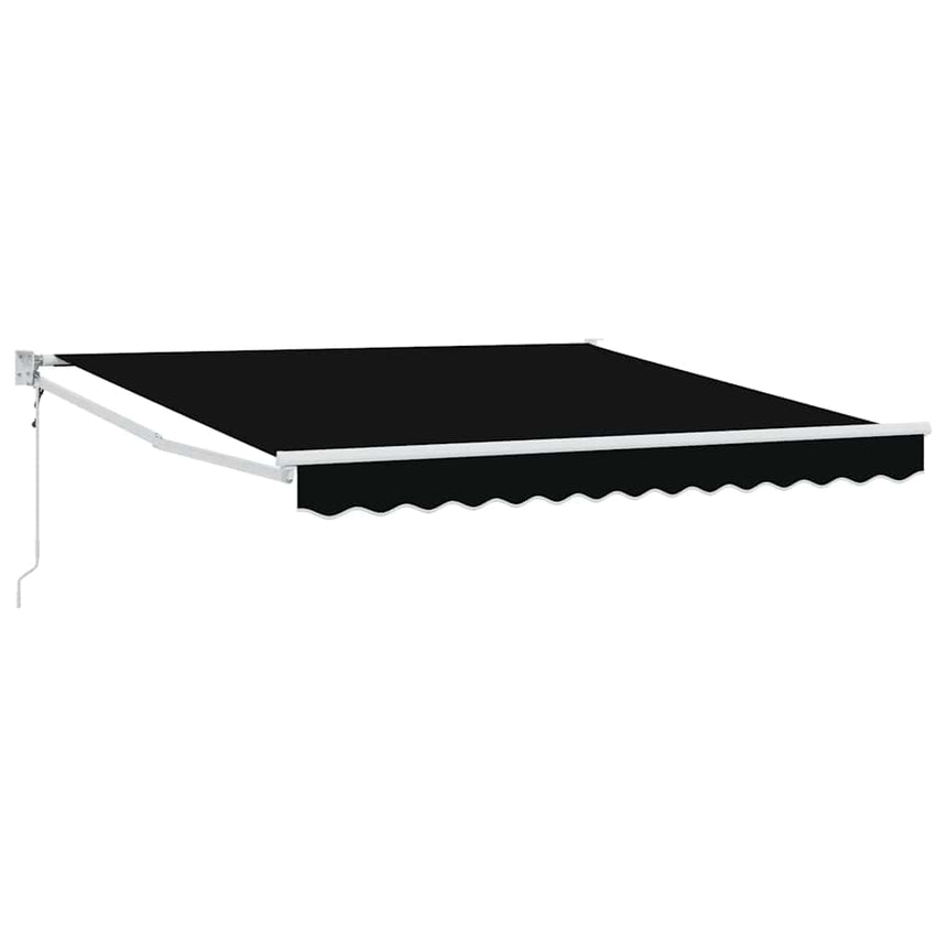 Uitschuifbare Luifel 300 X 250 X 165 Cm Zwart