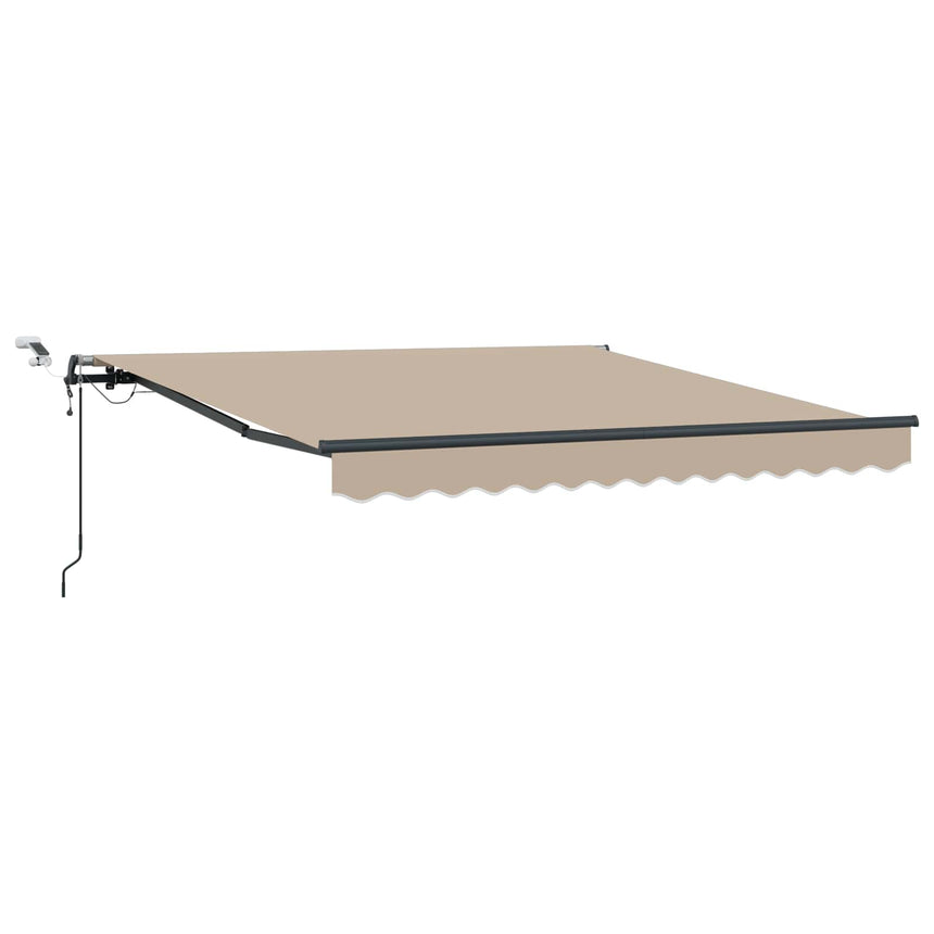 Uitschuifbare Luifel Polyester Beige