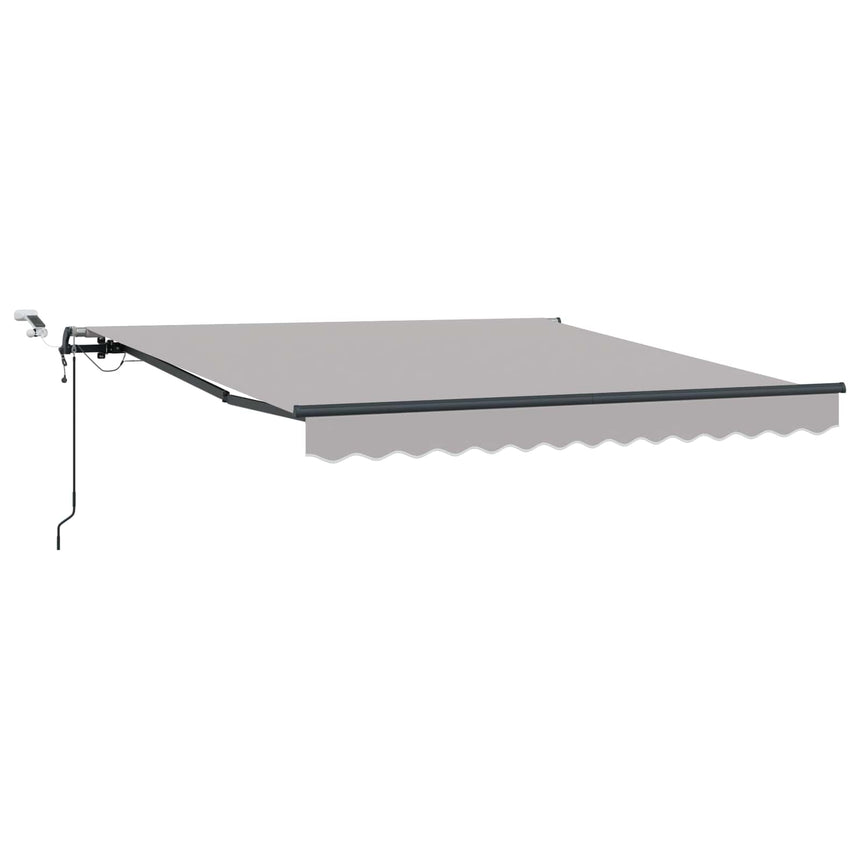 Uitschuifbare Luifel Polyester Lichtgrijs