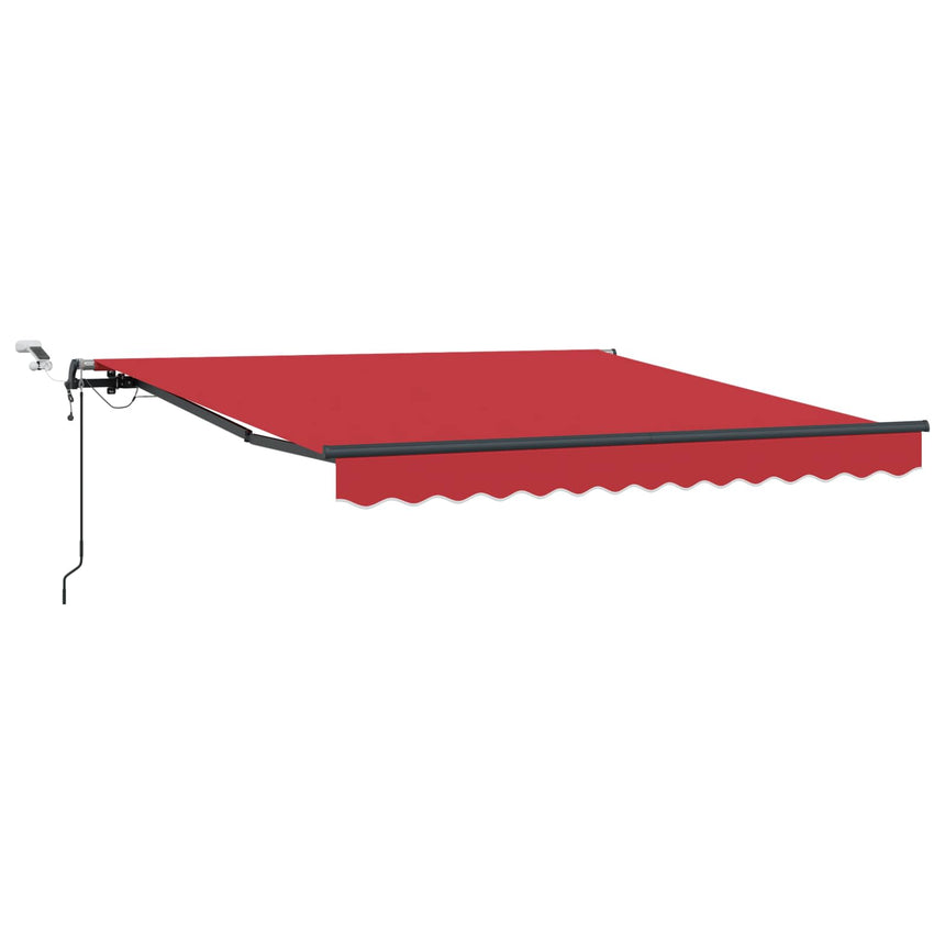 Uitschuifbare Luifel Polyester Rood