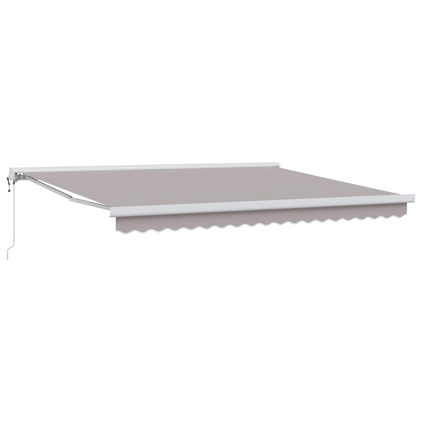 Uitschuifbare Luifel 300 X 250 X 165 Cm Lichtgrijs