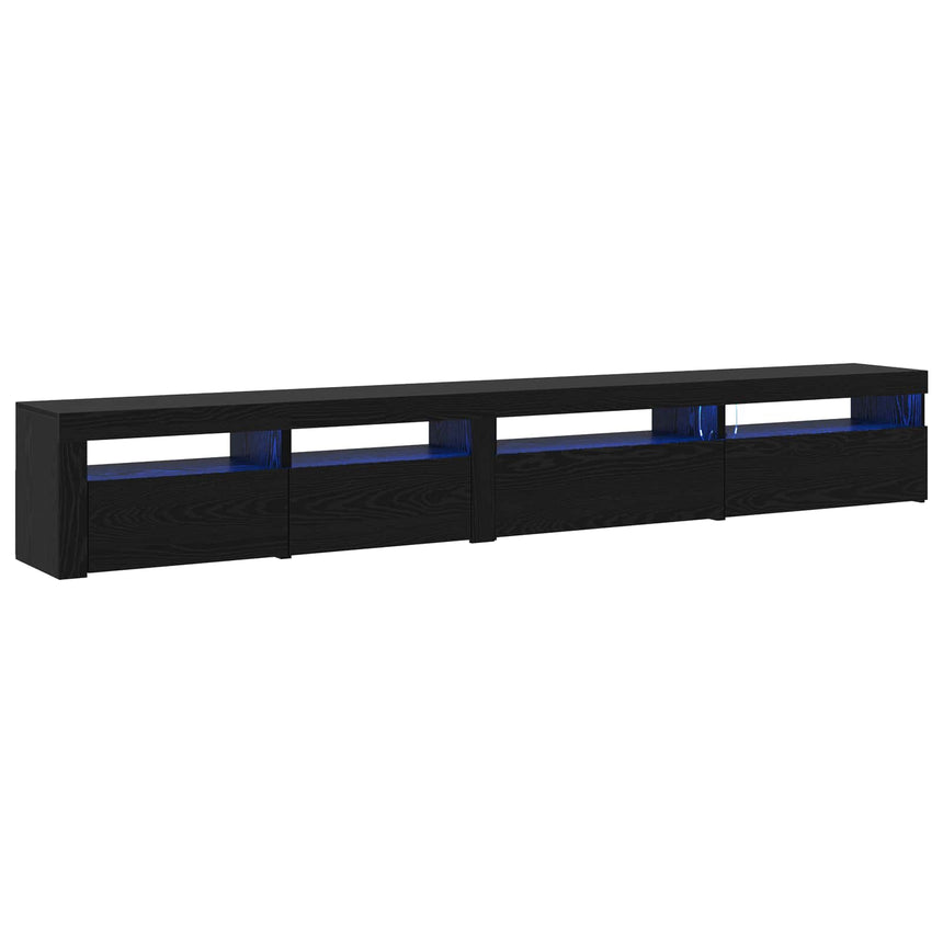 vidaXL Ensemble meuble TV 3 pcs Chêne noir 270 x 35 x 40 cm