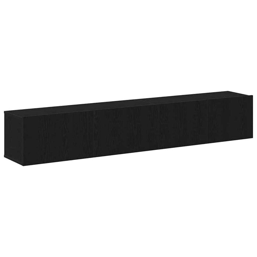 vidaXL Ensemble meuble TV 2 pcs Chêne noir Bois d'ingénierie