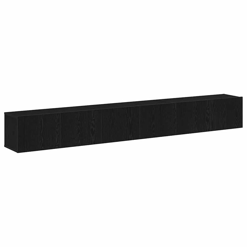 vidaXL Ensemble meuble TV 3 pcs Chêne noir 80 x 30 x 30 cm