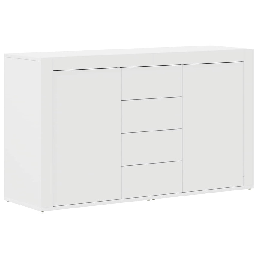vidaXL Buffet avec tiroir Blanc 120 x 36 x 69 cm Bois d'ingénierie