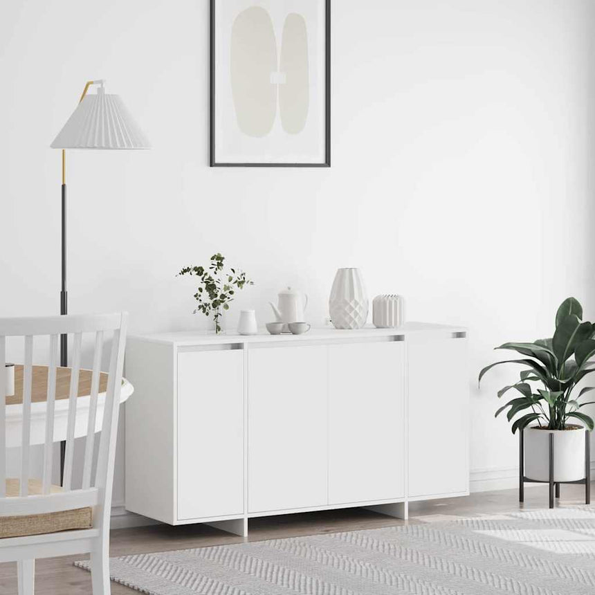 vidaXL Buffet Blanc 135 x 41 x 75 cm Bois d'ingénierie