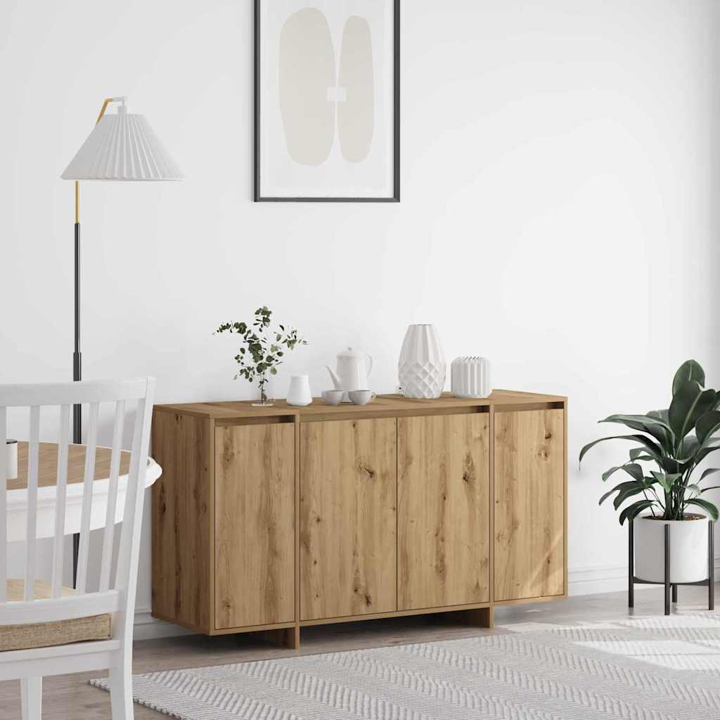 vidaXL Buffet Chêne artisanal 135 x 41 x 75 cm Bois d'ingénierie
