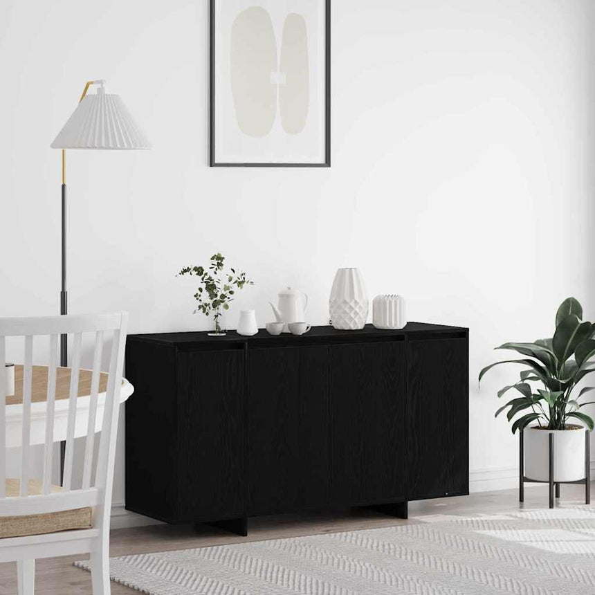 vidaXL Buffet Chêne noir 135 x 41 x 75 cm Bois d'ingénierie