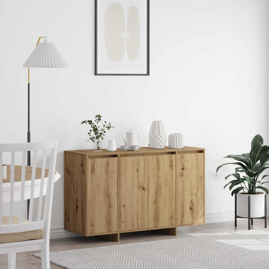 vidaXL Buffet Chêne artisanal 120 x 41 x 75 cm Bois d'ingénierie